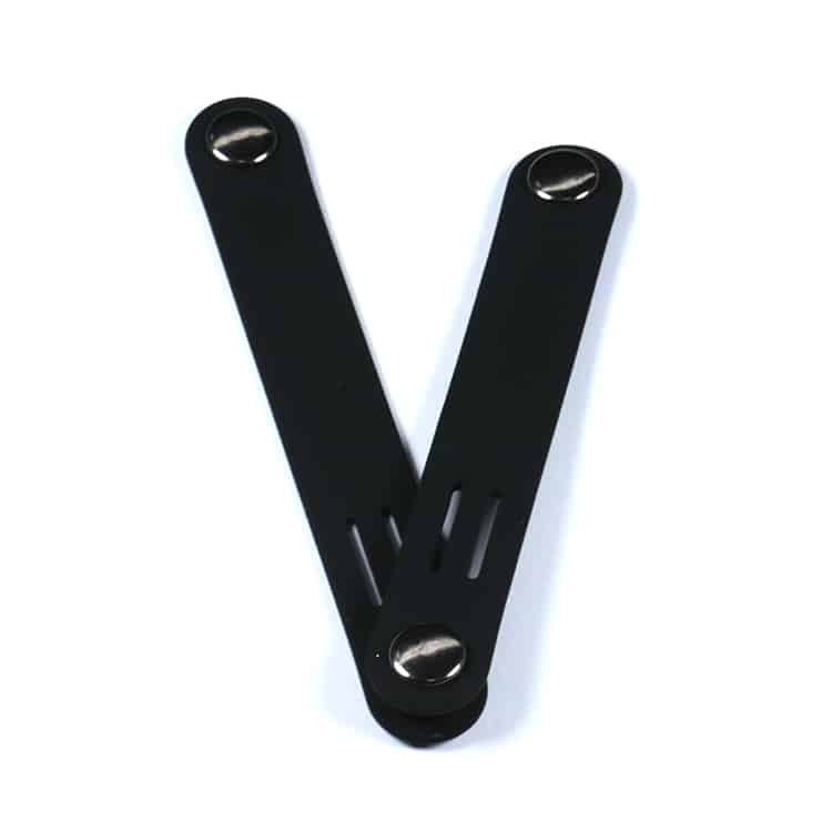 Black magnetic silicone ties-1