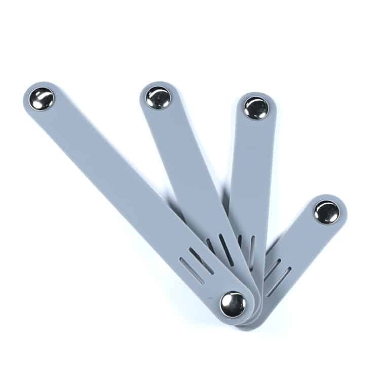 Gray magnetic silicone ties-2