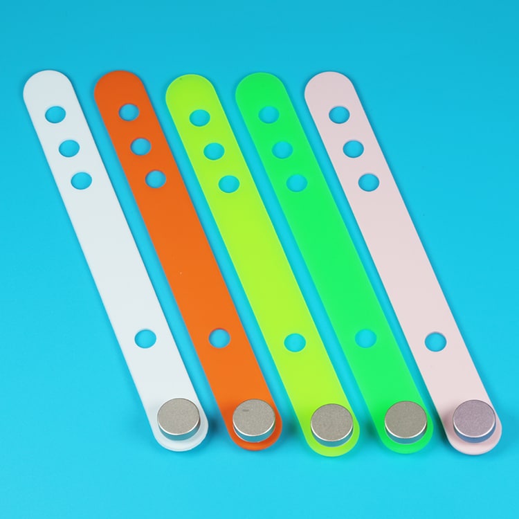 Metal buckle silicone ties-3