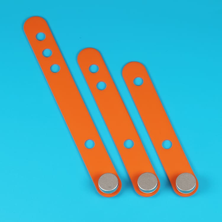 Metal buckle silicone ties-5