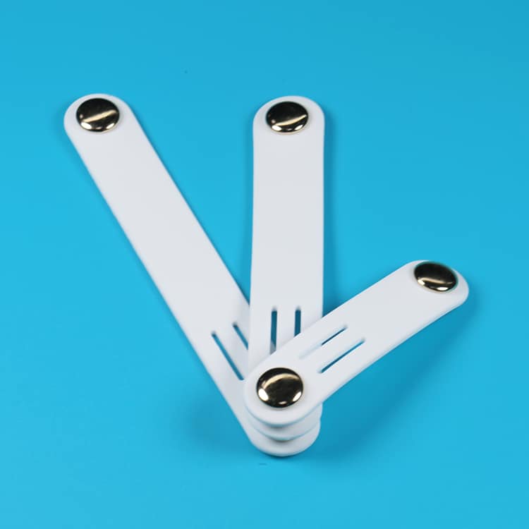 White magnetic silicone ties-3