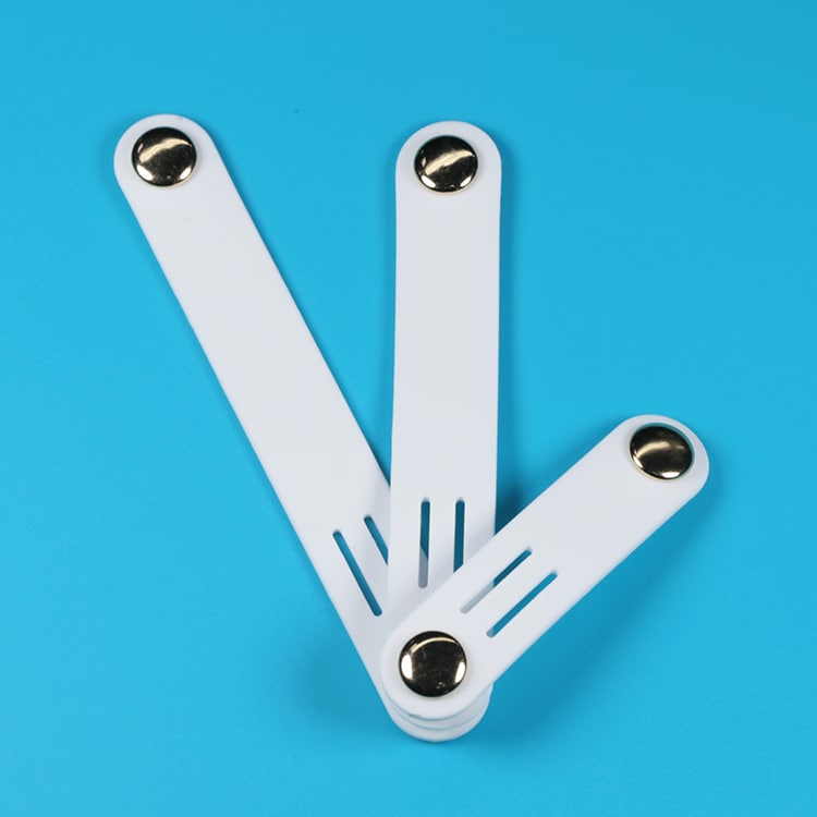 White magnetic silicone ties-4